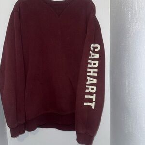 Carhartt Burgundy Loose Fit Sweatshirt
